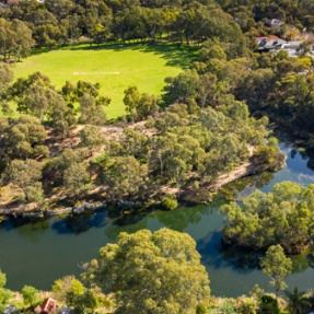 St Peters Billabong Aerial