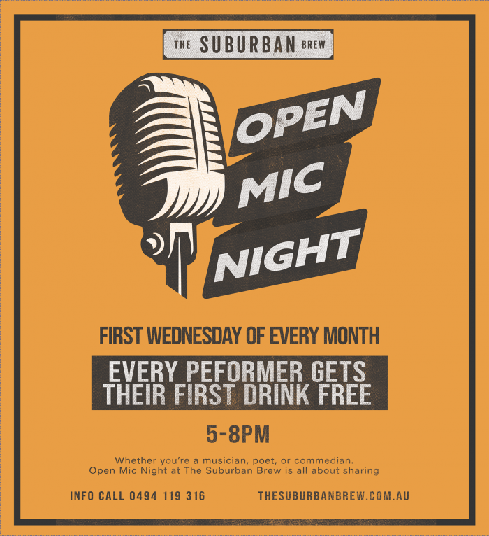 Image for Open Mic @ The Suburban Brew