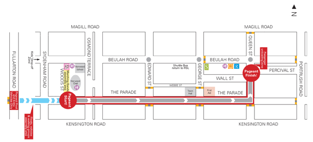 Pageant 2019 Route Map Image